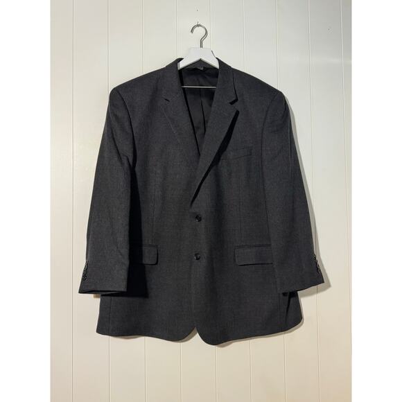 Jos. A. Bank Traveler’s Collection Blazer · 48R · 100% Wool Dark Gray Sport Coat - Picture 1 of 9